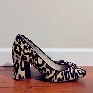 Leopard print heels